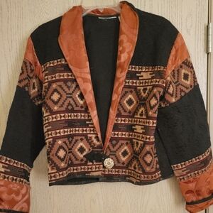Tribal Print Jacket Size M